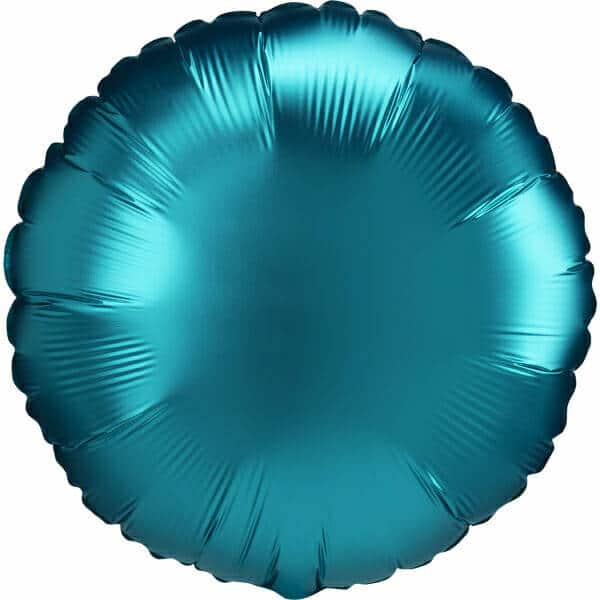 Standard Satin Luxe Aqua Foil Balloon - 19"/48cm