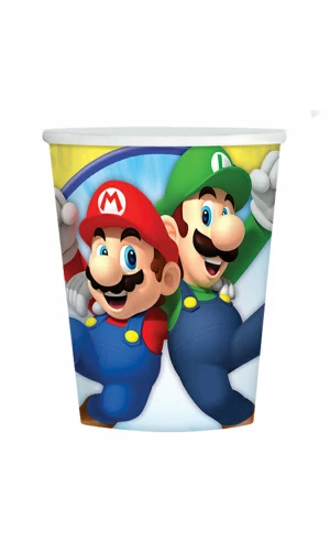 Super Mario Cups 250ml - 8pk