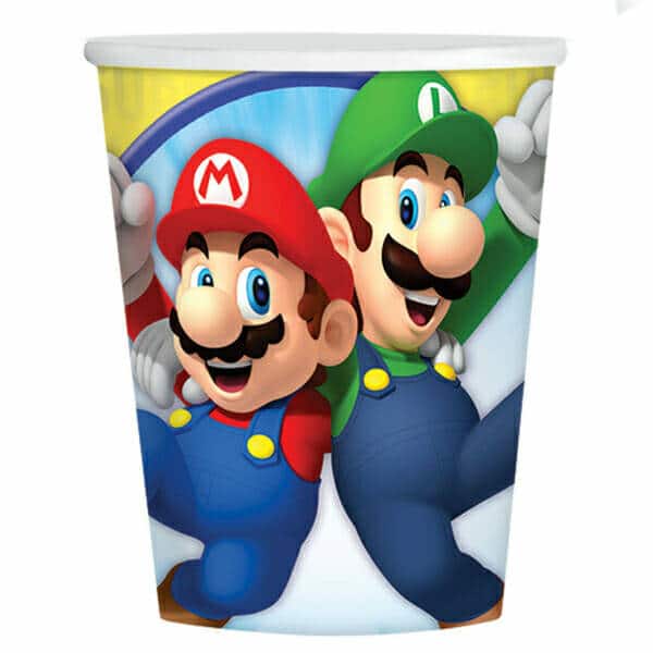 Super Mario Cups 250ml - 8pk