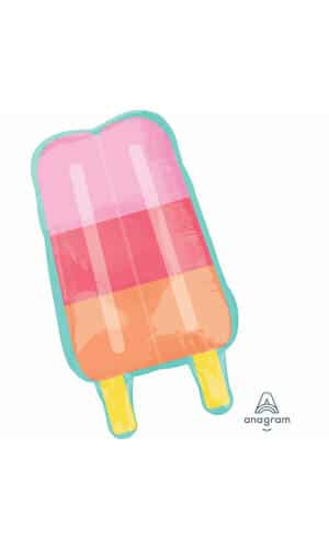 SuperShape Popsicle Ice Cream Foil Balloon - 45cm x 76cm