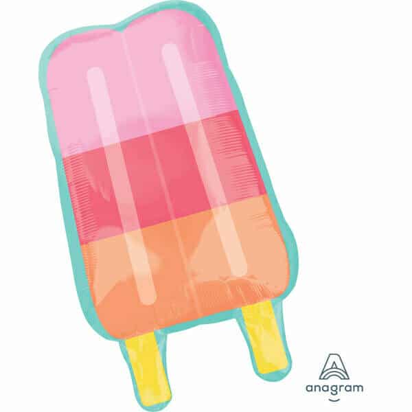 SuperShape Popsicle Ice Cream Foil Balloon - 45cm x 76cm