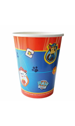 Paw Patrol Paper Cups 250ml - 8pk