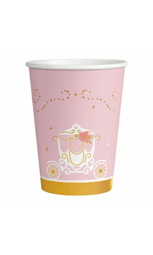 Princess for a Day Paper Cups 250ml - 8pk