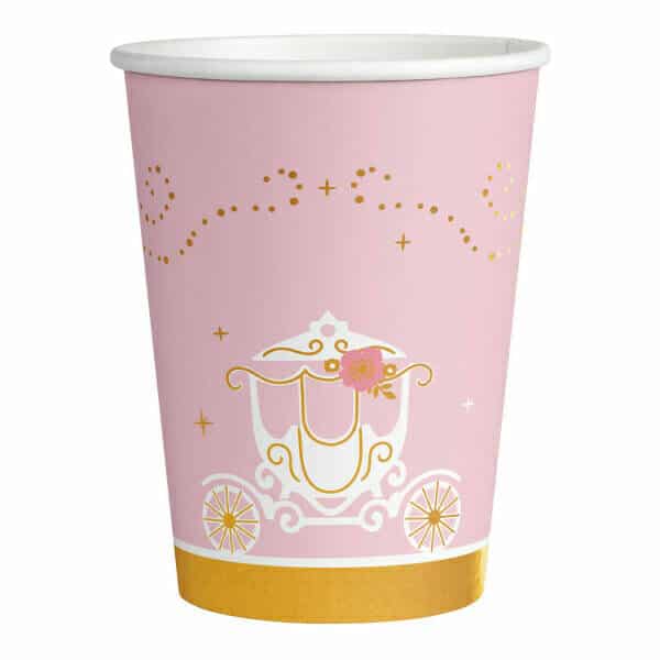 Princess for a Day Paper Cups 250ml - 8pk