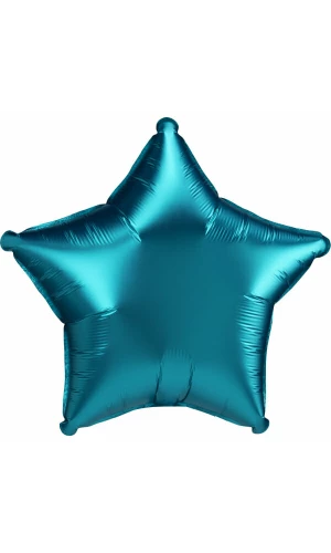 Standard Satin Luxe Aqua Foil Balloon - 19"/48cm