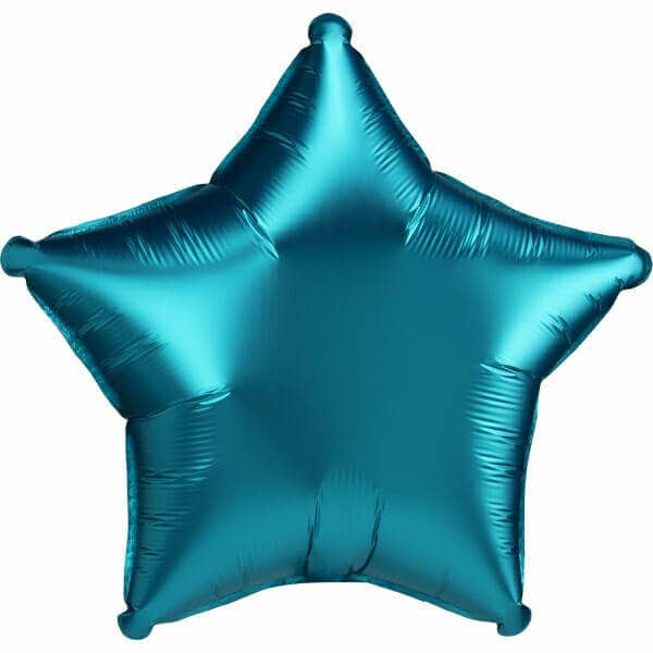 Standard Satin Luxe Aqua Foil Balloon - 19"/48cm