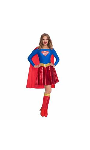 Licensed DC Classic Supergirl - Adult Size Large