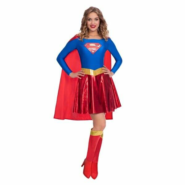 Licensed DC Classic Supergirl - Adult Size Medium / Large