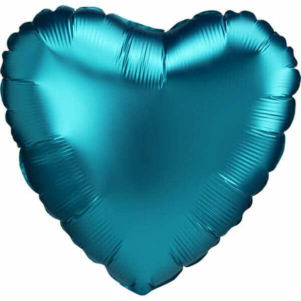 Standard Satin Luxe Aqua Foil Balloon - 19"/48cm