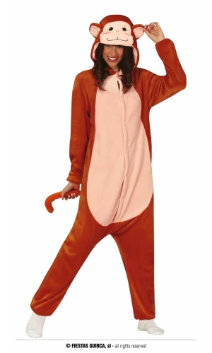 Monkey Pyjama Onesie - Adult Size Large (42-44)