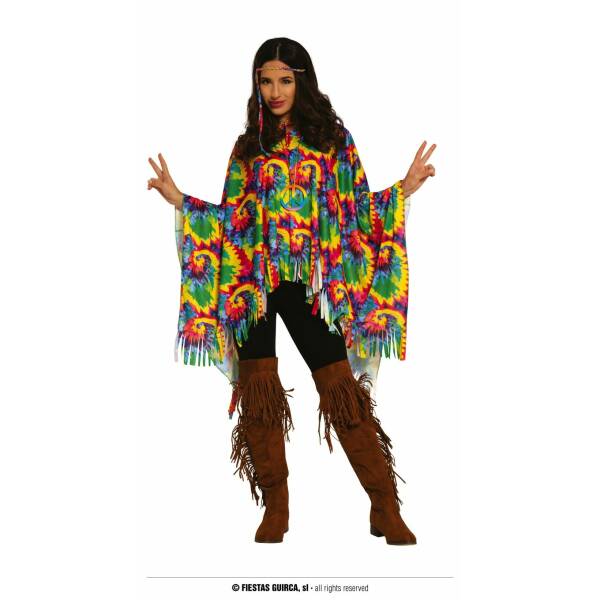 Hippie Poncho - Adult Size Medium (38-40)