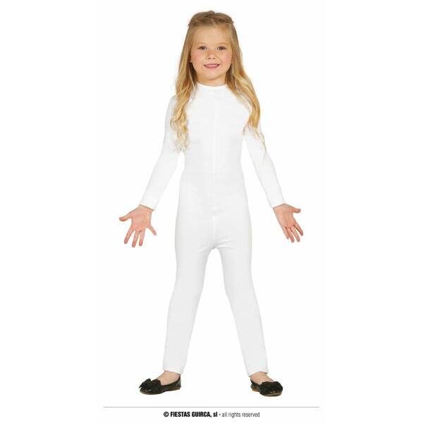 Spandex Bodysuit White – Age 5 to 6 Years