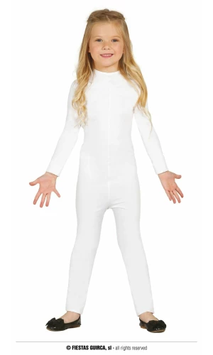 Spandex Bodysuit White – Age 7 to 9 Years
