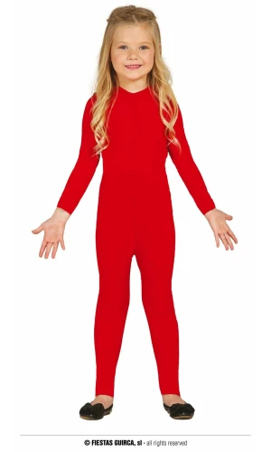Spandex Bodysuit Red – Age 7 to 9 Years