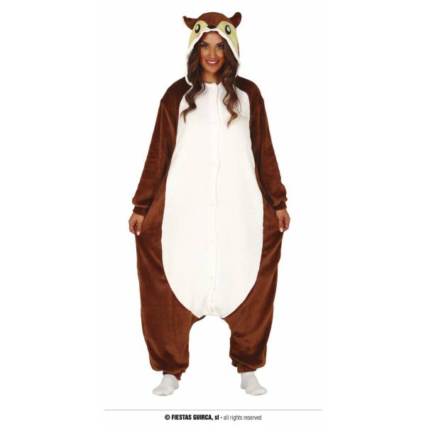 Squirrel Kigurumimi Onesie - Adult Size Large (42 44)