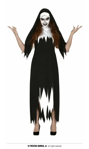 Possesed Nun - Adult Size Large (42-44)