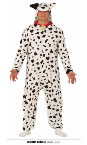 Dalmatian Dog Onesie - Adult Size Large