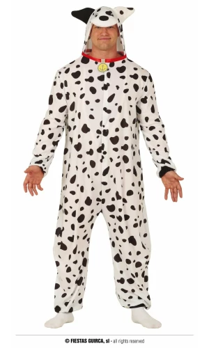 Dalmatian Dog Onesie - Adult Size Large