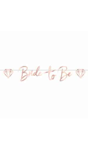 Hen Party Rose Gold Letter Banner - 150cm