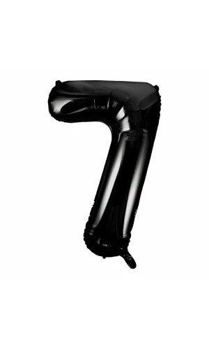 34 Inch Foil Balloon Number 7 – Black