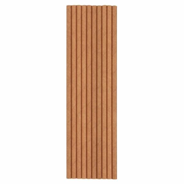 Glitz Rose Gold Paper Straws - 10pk