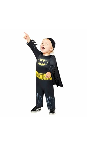 Official Licensed Black Batman - Age 2 to 3 Years