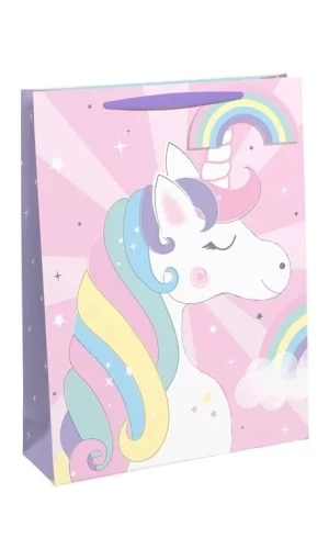 Magical Unicorn Paper Gift Bag - 25cm x 22cm