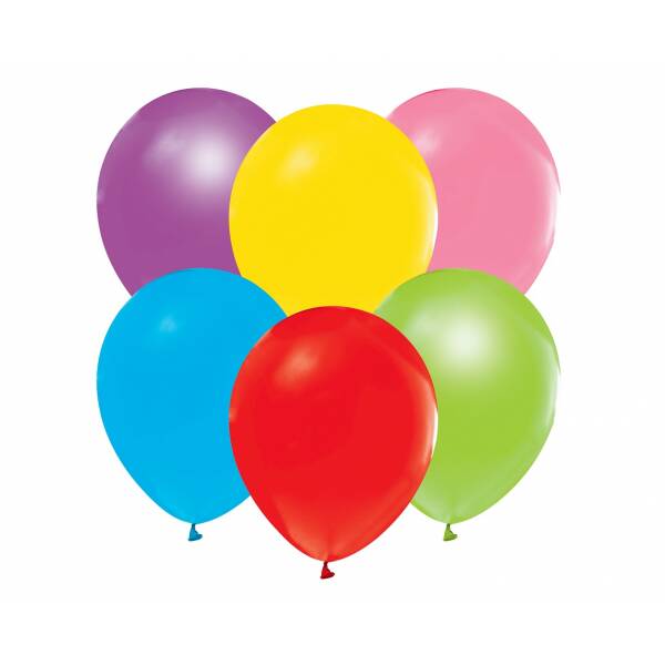 12 Inch Pastel Helium Balloons (Assorted Colours) - 10pk