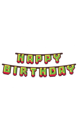 Game On Happy Birthday Banner - 160cm