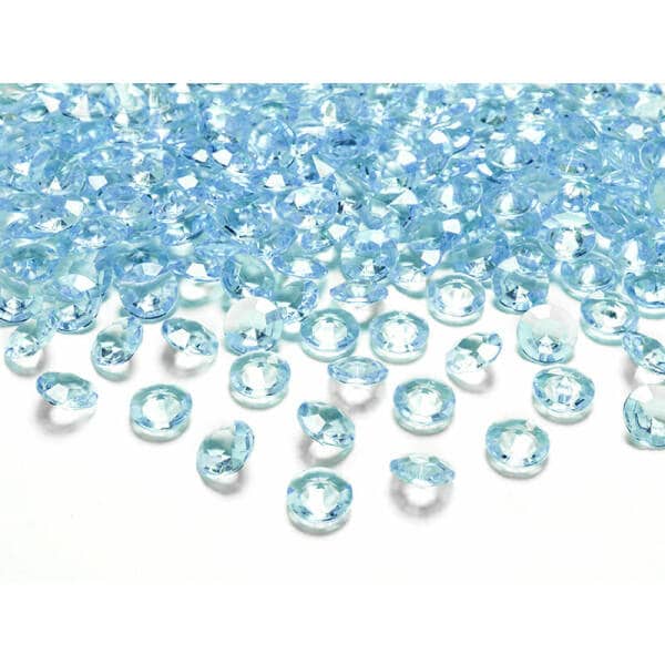 Diamond Confetti, Turquoise, 12mm (1 pkt / 100 pc.)