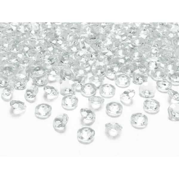 Diamond Confetti, Colourless, 12mm (1 pkt / 100 pc.)