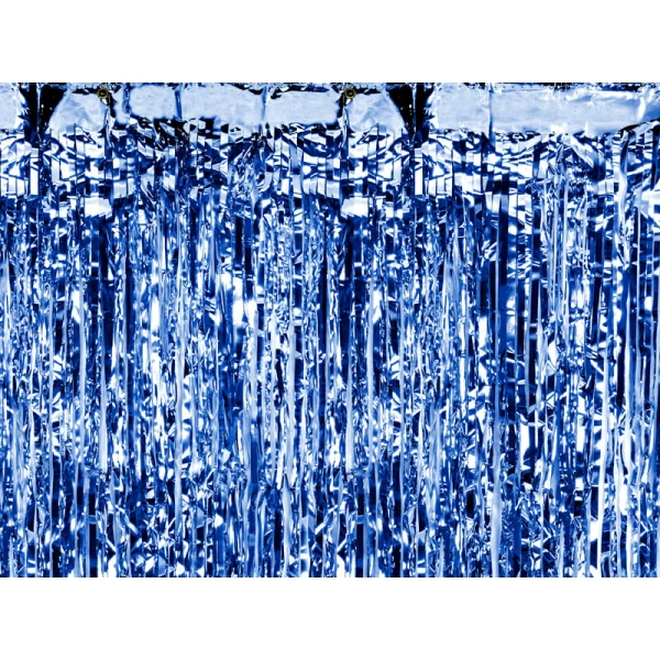 Party Backdrop Curtain Blue, 90 x 250cm