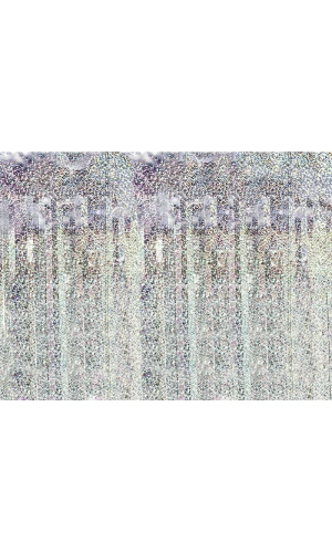 Party Backdrop Curtain Holographic, 90 x 250cm