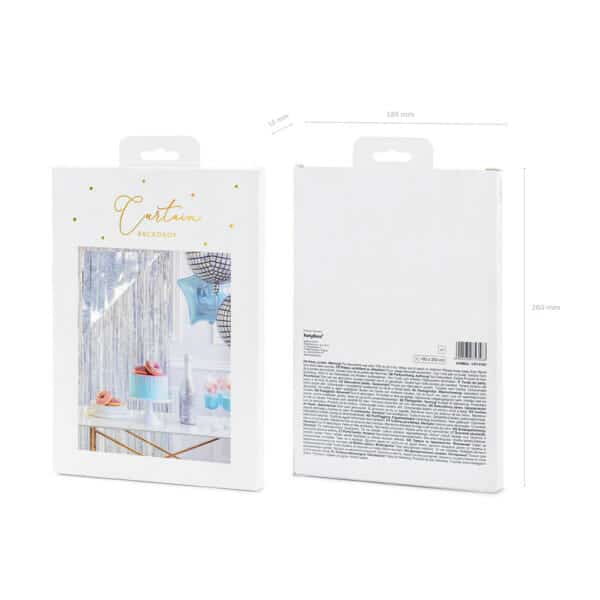 Party Backdrop Curtain Holographic, 90 x 250cm