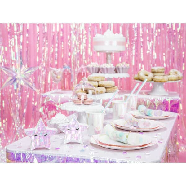 Party Backdrop Curtain Iridescent, 90 x 250cm