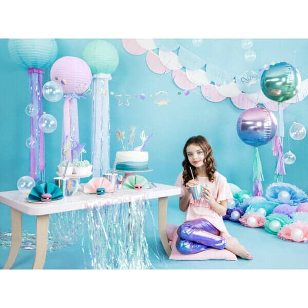 Party Backdrop Curtain Iridescent, 90 x 250cm