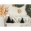 Wooden Letter N, White, 21.5x20cm