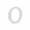Wooden Letter O, White, 19.5x20.5cm