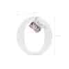 Wooden Letter O, White, 19.5x20.5cm