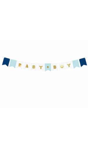 Baby Boy Banner - 15cm x 160cm