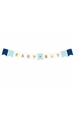 Baby Boy Banner - 15cm x 160cm