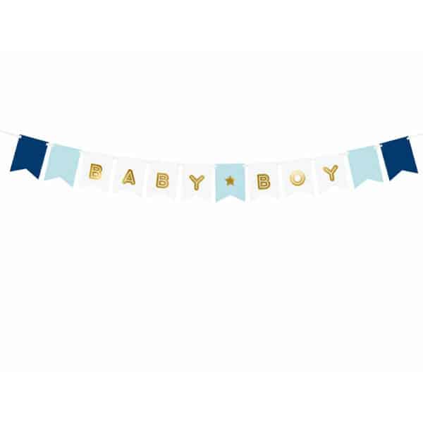 Baby Boy Banner - 15cm x 160cm