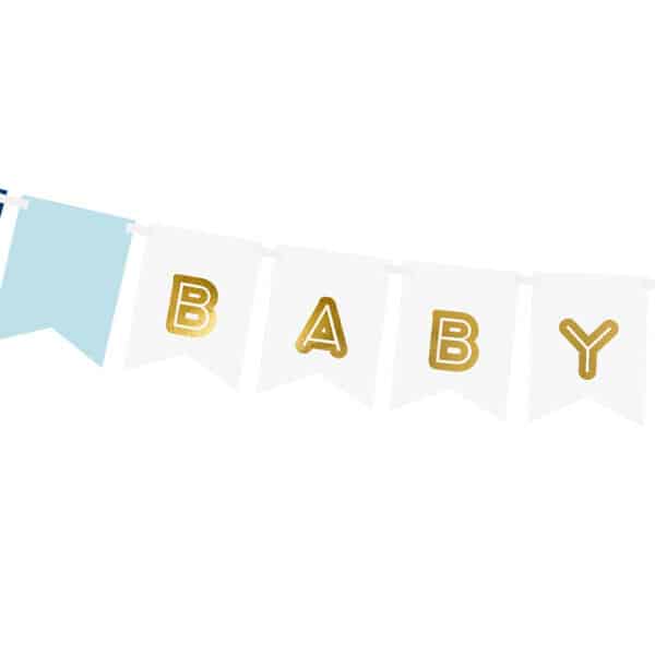 Baby Boy Banner - 15cm x 160cm