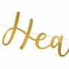 Banner Heaven Sent, Gold, 14.5x85cm