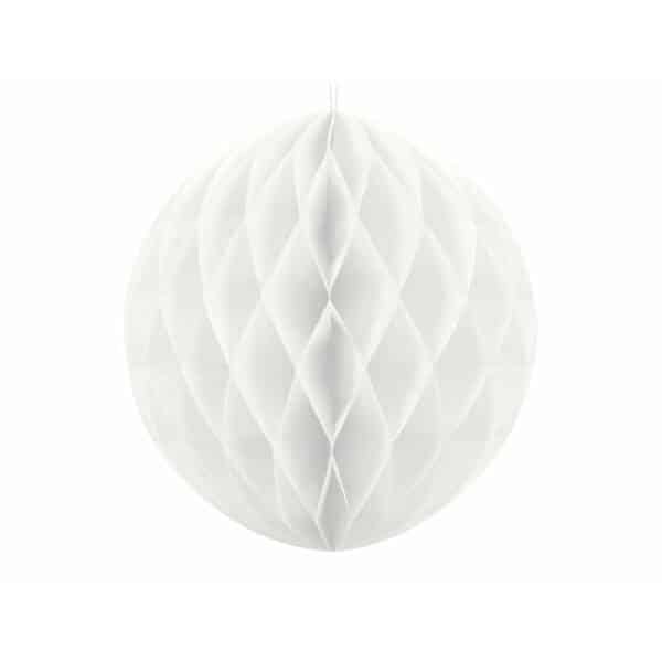 Honeycomb Ball, White, 20cm
