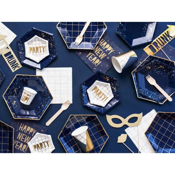 Photo Props Let's Celebrate, Mix, Gold (1 pkt / 8 pc.)
