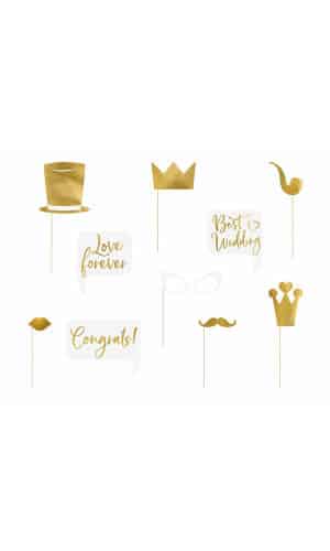 Wedding Photo Props, Mix (1 pkt / 10 pc.)