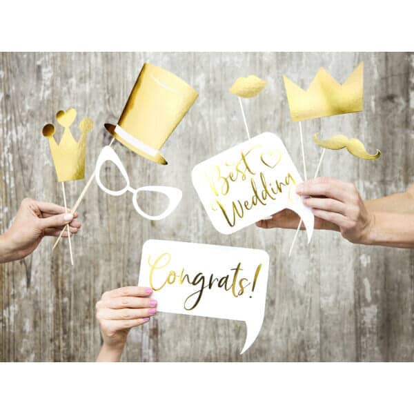 Wedding Photo Props, Mix (1 pkt / 10 pc.)