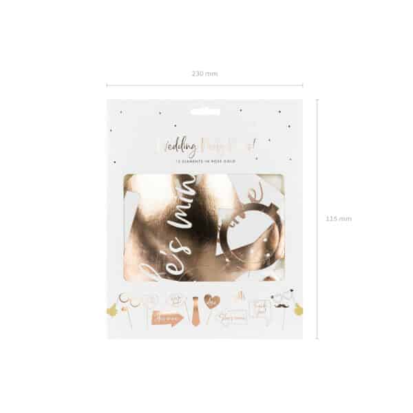 Wedding Photo Props, Mix (1 pkt / 12 pc.)