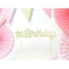 Cake Topper 1st Birthday, Gold